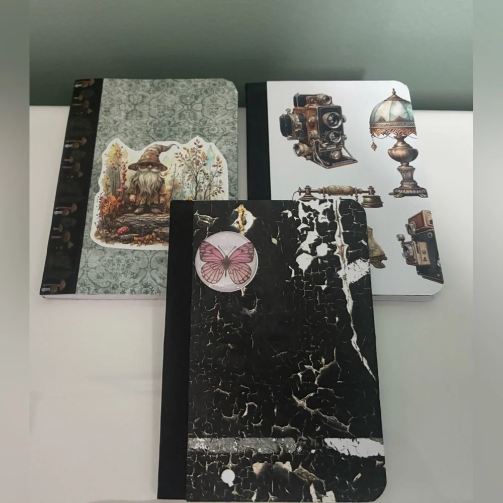 4/$15 ❤️ Vintage-Themed Mini Notebooks Set